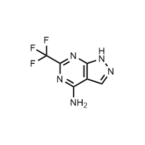 6-(Trifluoromethyl)-1H-pyrazolo[3,4-d]pyrimidin-4-amine|CS-1196113