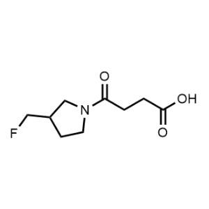 4-(3-(Fluoromethyl)pyrrolidin-1-yl)-4-oxobutanoic acid|CS-1196399