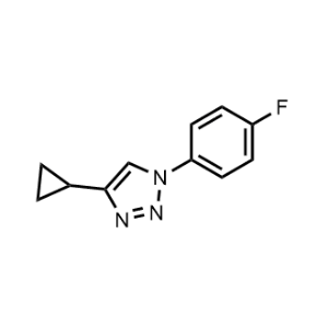 4-Cyclopropyl-1-(4-fluorophenyl)-1H-1,2,3-triazole|CS-1196434
