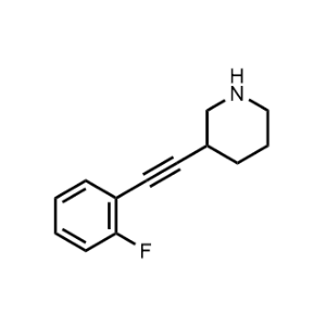3-((2-Fluorophenyl)ethynyl)piperidine|CS-1196473