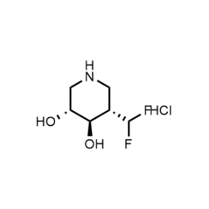 (3R,4R,5S)-5-(Difluoromethyl)piperidine-3,4-diol hydrochloride|CS-1196528