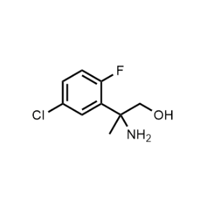 2-Amino-2-(5-chloro-2-fluorophenyl)propan-1-ol|CS-1196549