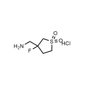 3-(Aminomethyl)-3-fluorotetrahydrothiophene 1,1-dioxide hydrochloride|CS-1196562