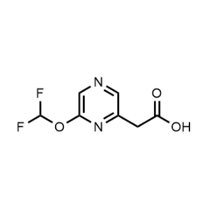 2-(6-(Difluoromethoxy)pyrazin-2-yl)acetic acid|CS-1196666