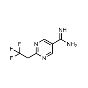 2-(2,2,2-Trifluoroethyl)pyrimidine-5-carboximidamide|CS-1196749
