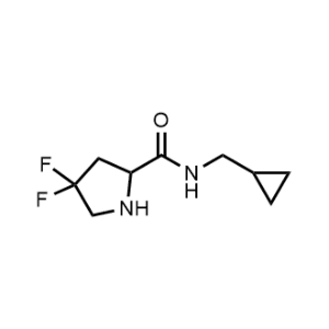 N-(Cyclopropylmethyl)-4,4-difluoropyrrolidine-2-carboxamide|CS-1196934
