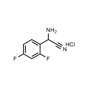 2-Amino-2-(2,4-difluorophenyl)acetonitrile hydrochloride|CS-1197028