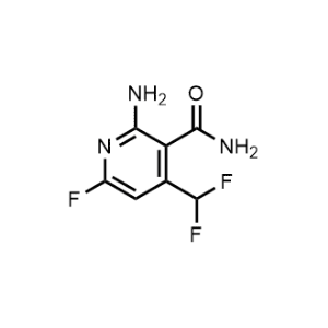 2-Amino-4-(difluoromethyl)-6-fluoronicotinamide|CS-1197227