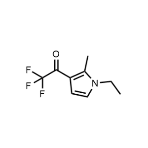 1-(1-Ethyl-2-methyl-1H-pyrrol-3-yl)-2,2,2-trifluoroethan-1-one|CS-1197285