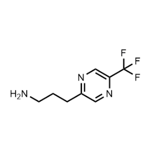 3-(5-(Trifluoromethyl)pyrazin-2-yl)propan-1-amine|CS-1197307