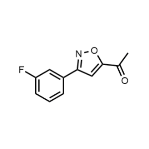 1-(3-(3-Fluorophenyl)isoxazol-5-yl)ethan-1-one|CS-1197348