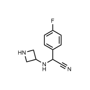 2-(Azetidin-3-ylamino)-2-(4-fluorophenyl)acetonitrile|CS-1197421