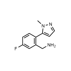 (5-Fluoro-2-(1-methyl-1H-pyrazol-5-yl)phenyl)methanamine|CS-1197426