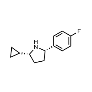 (2R,5S)-2-Cyclopropyl-5-(4-fluorophenyl)pyrrolidine|CS-1197435