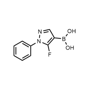 (5-Fluoro-1-phenyl-1H-pyrazol-4-yl)boronic acid|CS-1197504