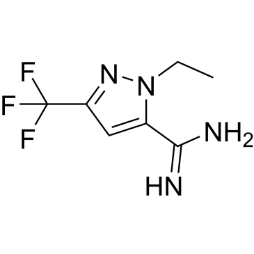 1-Ethyl-3-(trifluoromethyl)-1H-pyrazole-5-carboximidamide|CS-1197717