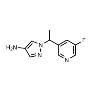 1-(1-(5-Fluoropyridin-3-yl)ethyl)-1H-pyrazol-4-amine|CS-1197819