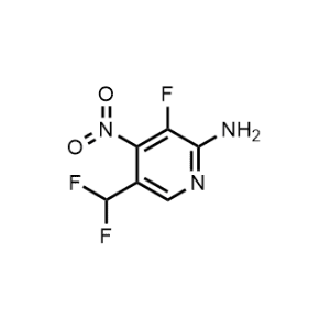 5-(Difluoromethyl)-3-fluoro-4-nitropyridin-2-amine|CS-1198071