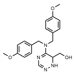 (5-(Bis(4-methoxybenzyl)amino)-1,6-dihydro-1,2,4-triazin-6-yl)methanol|CS-1198094