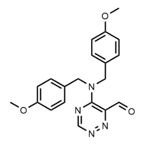 5-(Bis(4-methoxybenzyl)amino)-1,2,4-triazine-6-carbaldehyde|CS-1198127