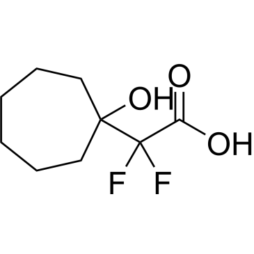 2,2-Difluoro-2-(1-hydroxycycloheptyl)acetic acid|CS-1198703