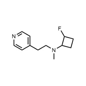 2-Fluoro-N-methyl-N-(2-(pyridin-4-yl)ethyl)cyclobutan-1-amine|CS-1198805