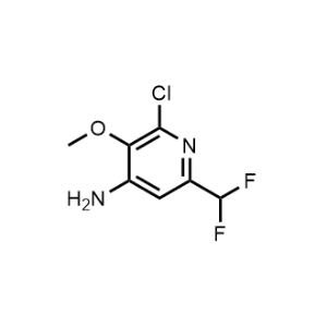 2-Chloro-6-(difluoromethyl)-3-methoxypyridin-4-amine|CS-1198883
