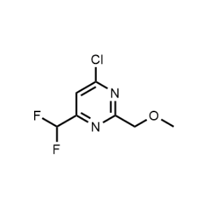 4-Chloro-6-(difluoromethyl)-2-(methoxymethyl)pyrimidine|CS-1198918
