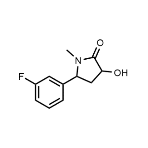5-(3-Fluorophenyl)-3-hydroxy-1-methylpyrrolidin-2-one|CS-1199548
