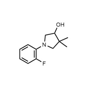 1-(2-Fluorophenyl)-4,4-dimethylpyrrolidin-3-ol|CS-1200003