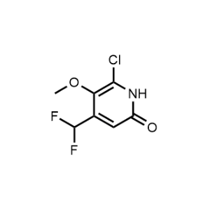 6-Chloro-4-(difluoromethyl)-5-methoxypyridin-2(1H)-one|CS-1200291