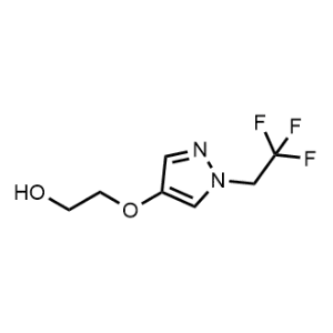 2-((1-(2,2,2-Trifluoroethyl)-1H-pyrazol-4-yl)oxy)ethan-1-ol|CS-1200405