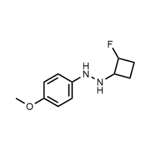 1-(2-Fluorocyclobutyl)-2-(4-methoxyphenyl)hydrazine|CS-1200556
