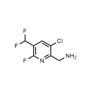 (3-Chloro-5-(difluoromethyl)-6-fluoropyridin-2-yl)methanamine|CS-1200654