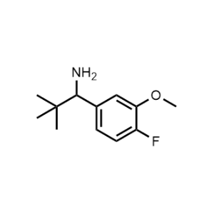1-(4-Fluoro-3-methoxyphenyl)-2,2-dimethylpropan-1-amine|CS-1200994