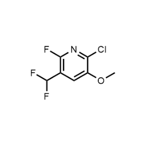 2-Chloro-5-(difluoromethyl)-6-fluoro-3-methoxypyridine|CS-1201053