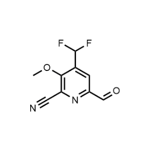 4-(Difluoromethyl)-6-formyl-3-methoxypicolinonitrile|CS-1201182