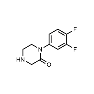 1-(3,4-Difluorophenyl)piperazin-2-one|CS-1201308