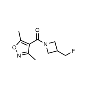 (3,5-Dimethylisoxazol-4-yl)(3-(fluoromethyl)azetidin-1-yl)methanone|CS-1201406