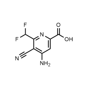 4-Amino-5-cyano-6-(difluoromethyl)picolinic acid|CS-1201558