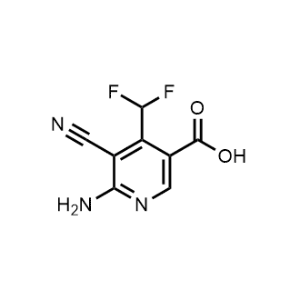 6-Amino-5-cyano-4-(difluoromethyl)nicotinic acid|CS-1201570