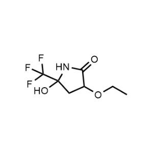 3-Ethoxy-5-hydroxy-5-(trifluoromethyl)pyrrolidin-2-one|CS-1201616