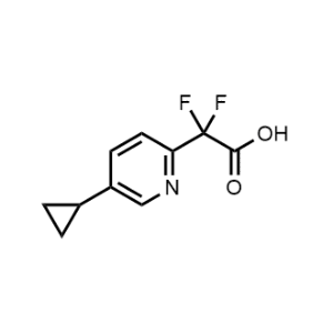2-(5-Cyclopropylpyridin-2-yl)-2,2-difluoroacetic acid|CS-1201657