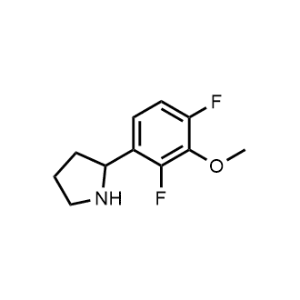 2-(2,4-Difluoro-3-methoxyphenyl)pyrrolidine|CS-1201858