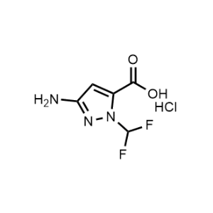 3-Amino-1-(difluoromethyl)-1H-pyrazole-5-carboxylic acid hydrochloride|CS-1201900