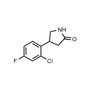 4-(2-Chloro-4-fluorophenyl)pyrrolidin-2-one|CS-1201926