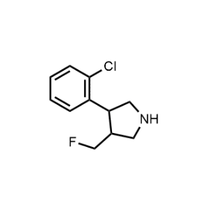 3-(2-Chlorophenyl)-4-(fluoromethyl)pyrrolidine|CS-1201941