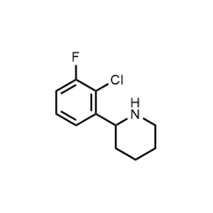 2-(2-Chloro-3-fluorophenyl)piperidine|CS-1201944