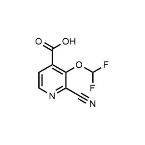 2-Cyano-3-(difluoromethoxy)isonicotinic acid|CS-1202022