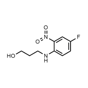 3-((4-Fluoro-2-nitrophenyl)amino)propan-1-ol|CS-1202181
